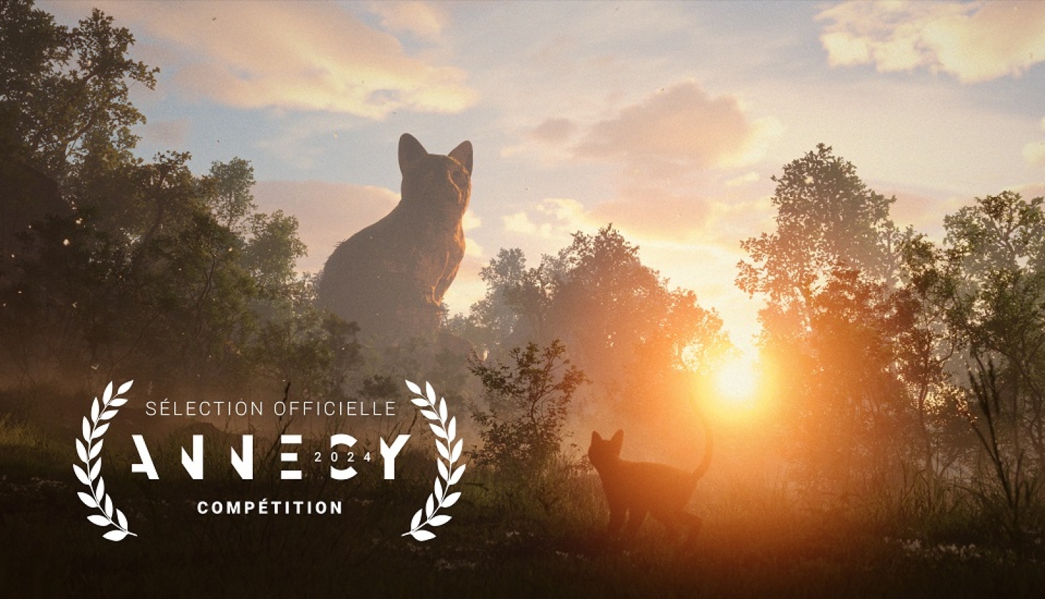 Filmas kadrs ar Annecy logo