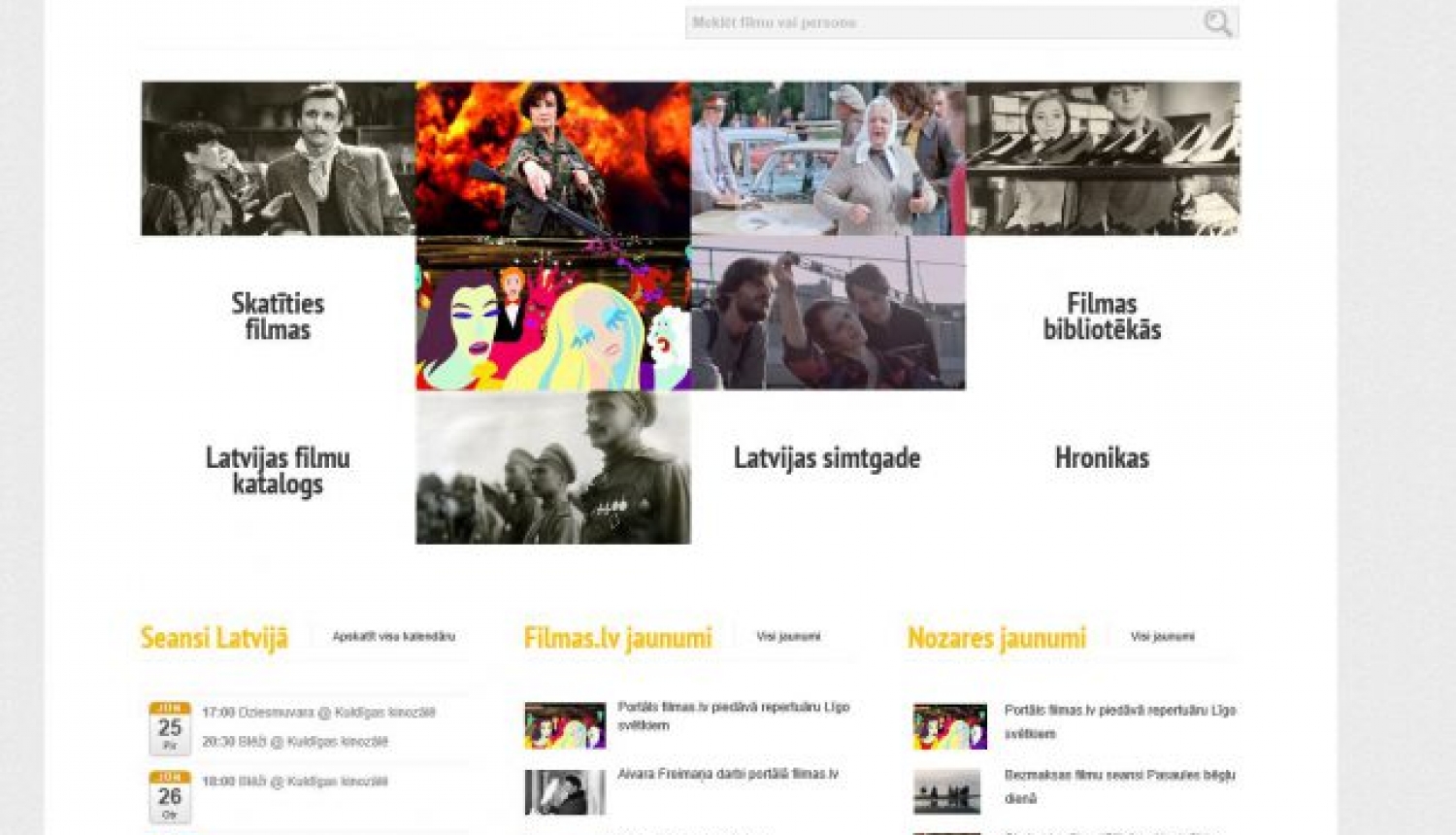 Portāls filmas.lv Līgo svētkos piedzīvo rekordlielu interesi